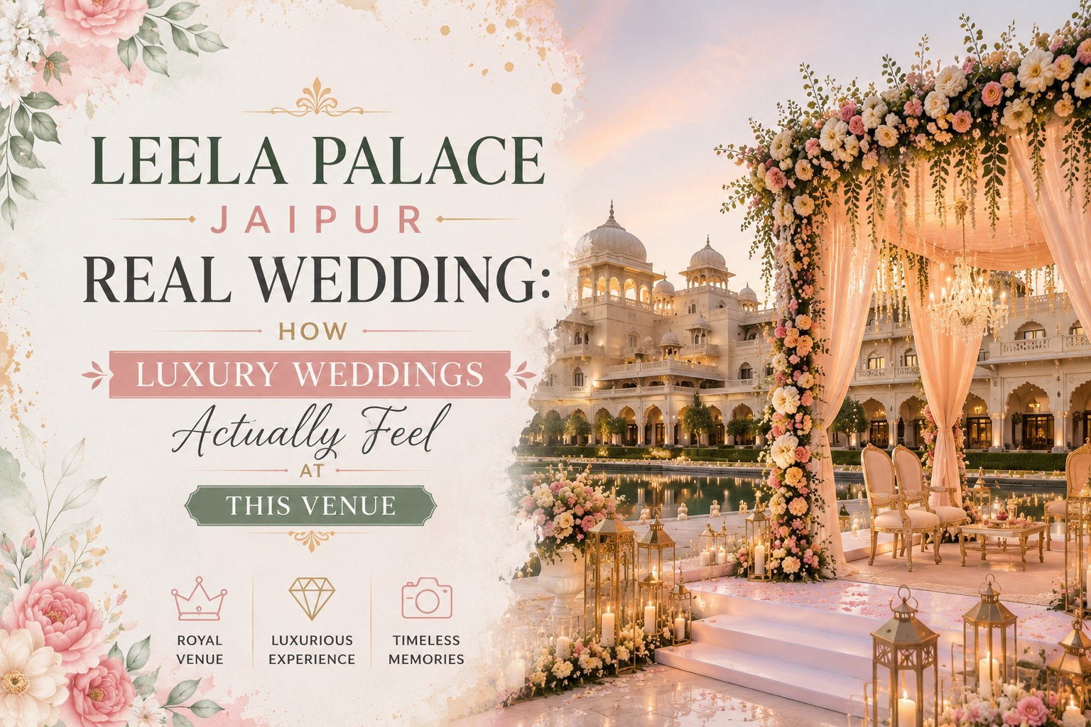 Leela Palace Jaipur Real Wedding: How Luxury Weddings Actually Feel at This Venue